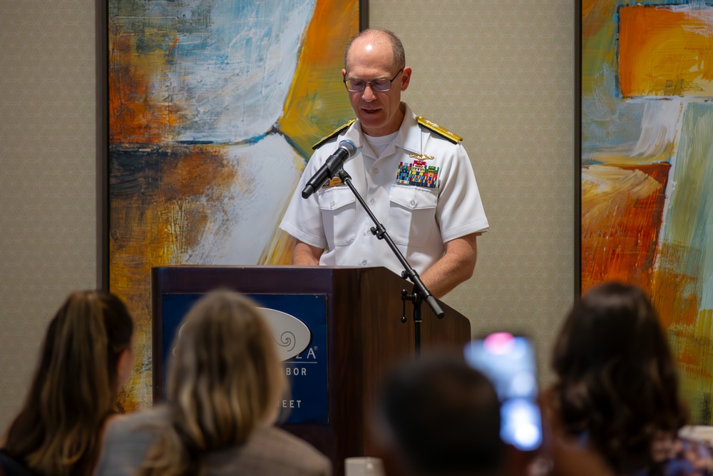 Rear Adm. Meyer Speaks at San Pedro’s Chamber of Commerce Breakfast