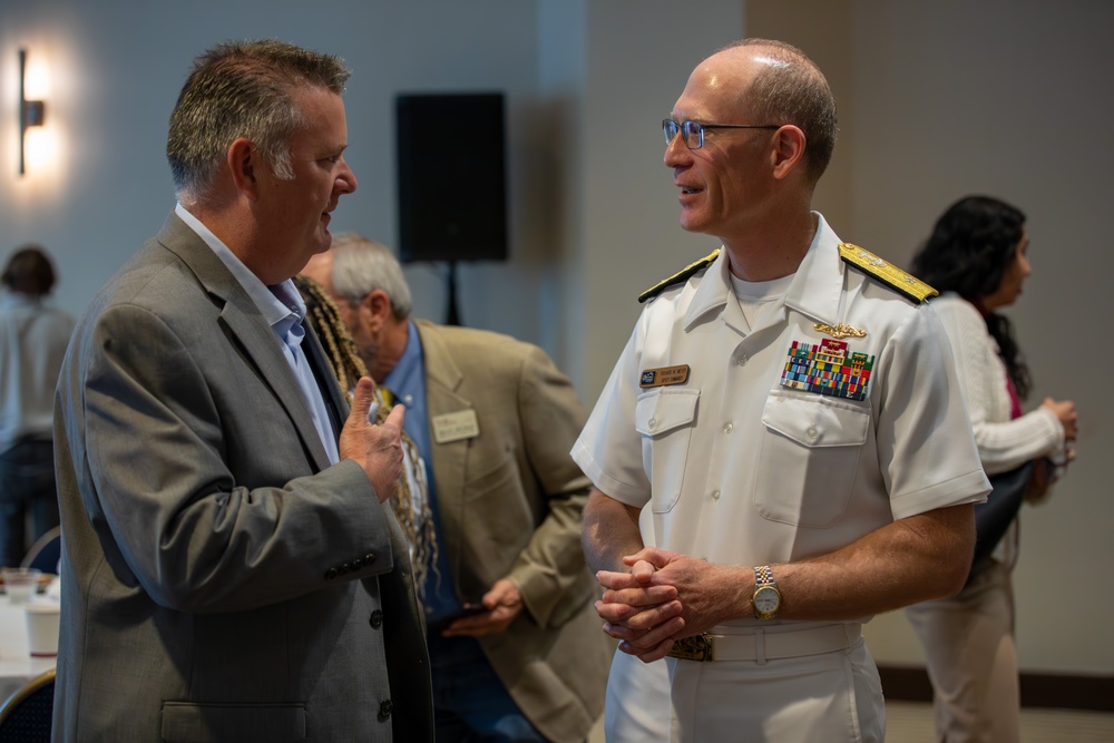 Rear Adm. Meyer Speaks at San Pedro’s Chamber of Commerce Breakfast