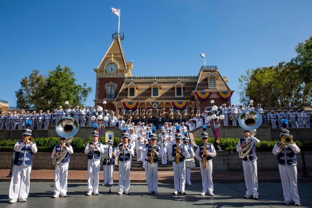 Sailors and Marines visit Disneyland for LA Fleet Week