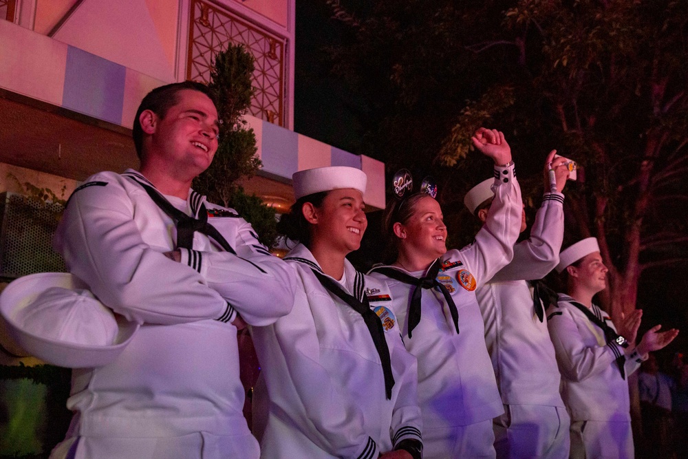 Sailors and Marines visit Disneyland for LA Fleet Week