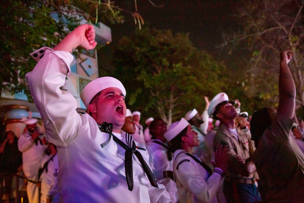 Sailors and Marines visit Disneyland for LA Fleet Week