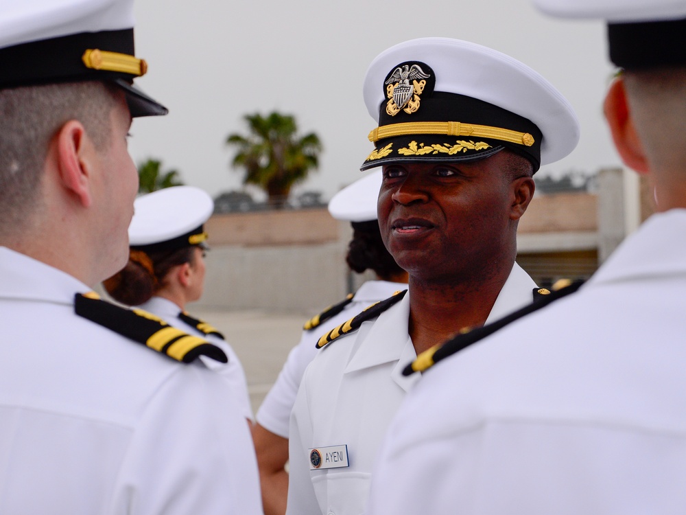 NMCSD's Directorate for Administration Holds Uniform Inspection