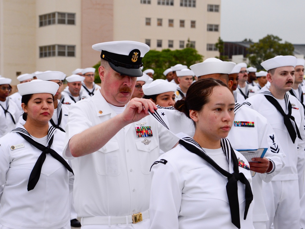NMCSD's Directorate for Administration Holds Uniform Inspection