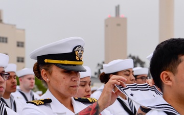 NMCSD's Directorate for Administration Holds Uniform Inspection