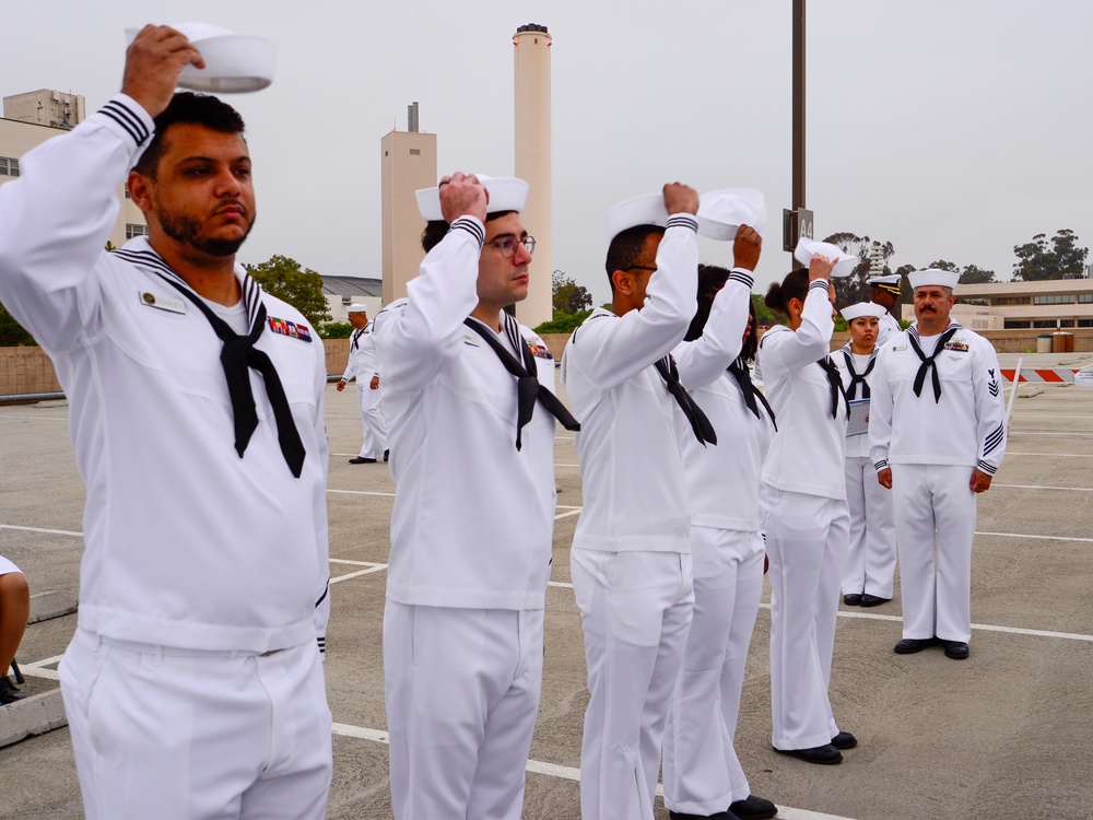 NMCSD's Directorate for Administration Holds Uniform Inspection