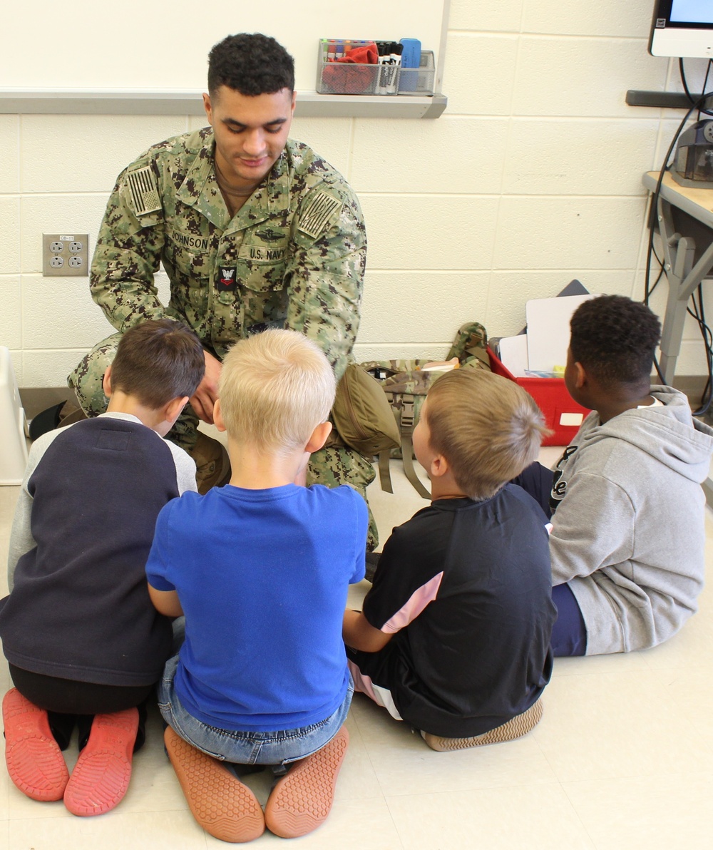 Navy Corpsmen Inspire Future Medics at Elementary School Career Day