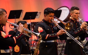 1st MARDIV Band Performs at Cité de la Musique et de la Danse de Soissons, France