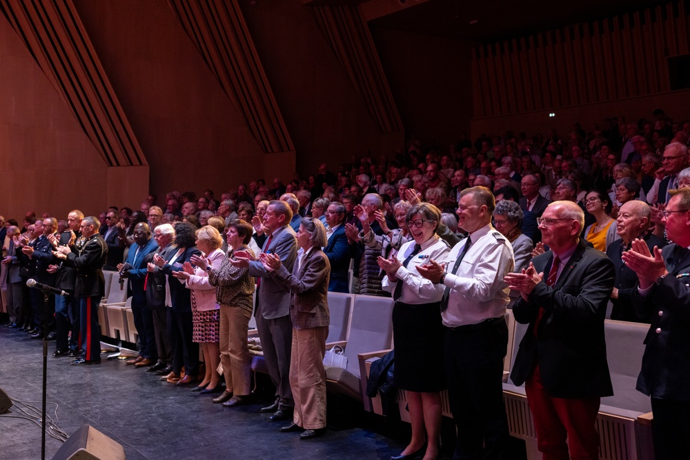 1st MARDIV Band Performs at Cité de la Musique et de la Danse de Soissons, France