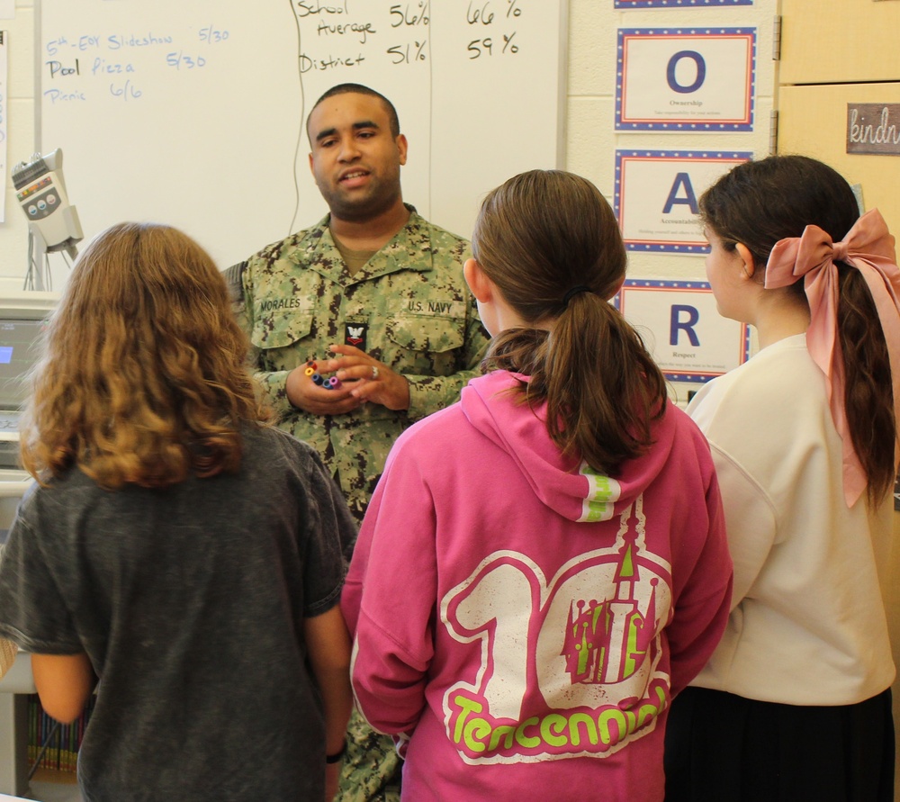 Navy Corpsmen Inspire Future Medics at Elementary School Career Day
