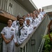 Sailors and Coast Guardsmen serve the Long Beach Ronald McDonald House