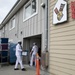 Sailors and Coast Guardsmen serve the Long Beach Ronald McDonald House