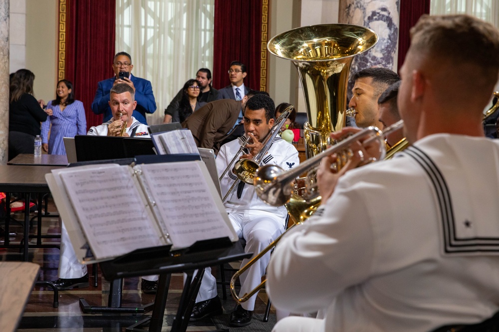 Los Angeles City Council presentation featuring Navy Band Southwest Brass Quintet