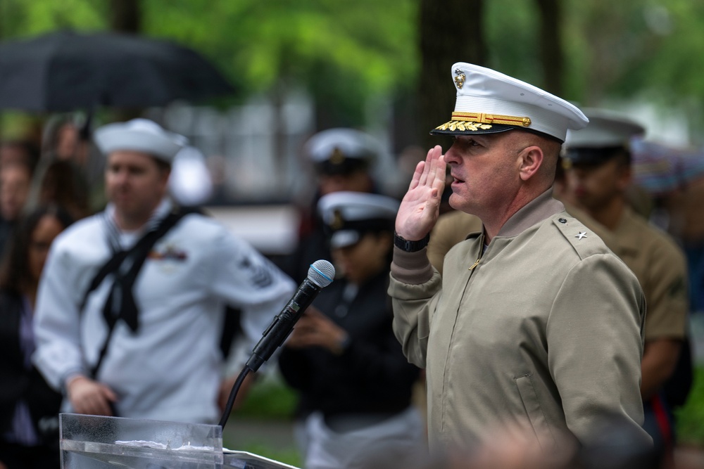 FWNY25: U.S. service members reenlist at the 9/11 Memorial