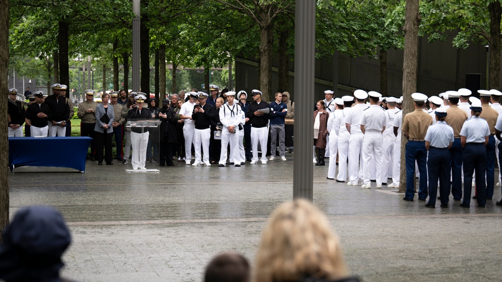 FWNY25: U.S. service members reenlist at the 9/11 Memorial