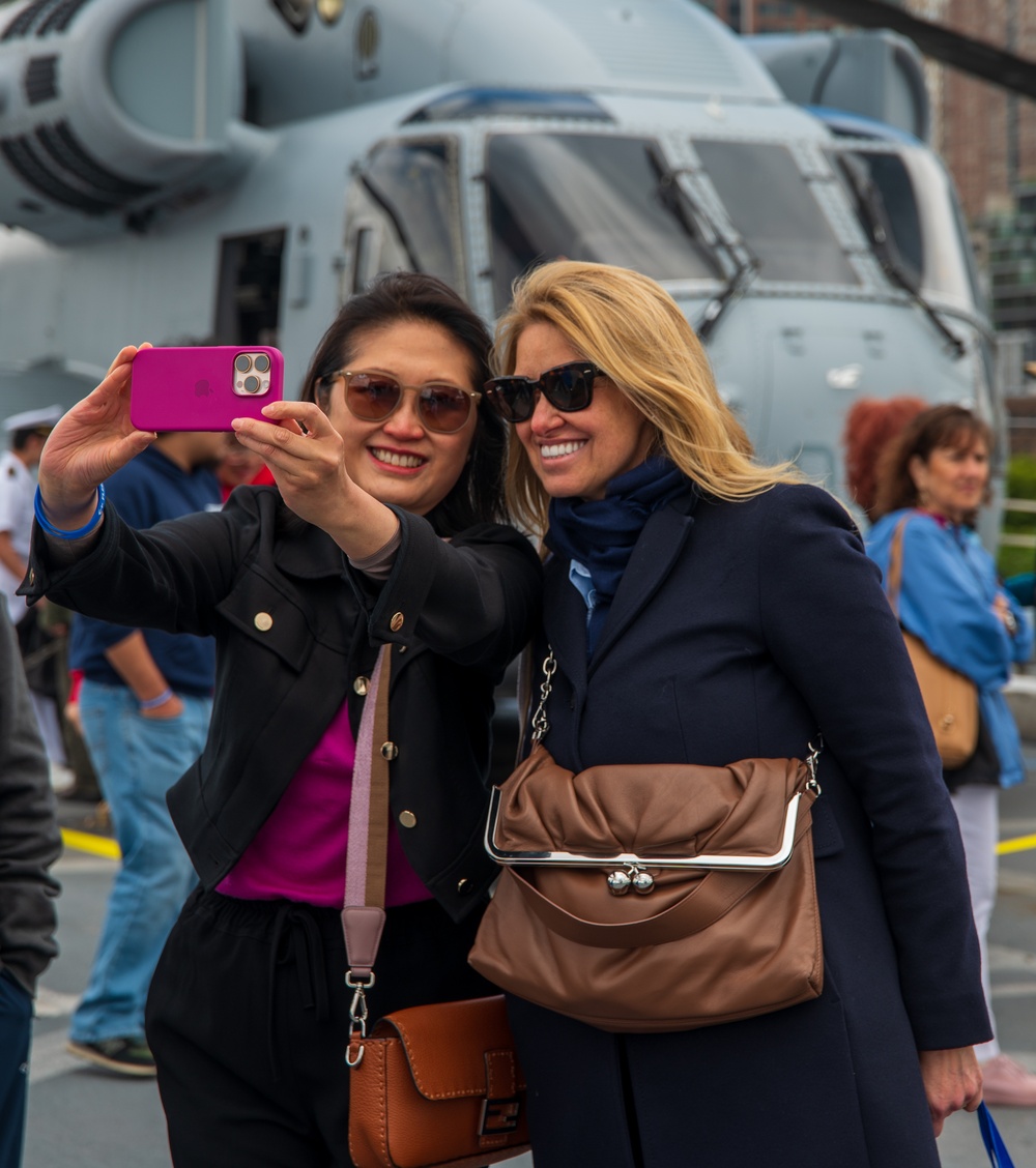 USS New York hosts Fleet Week New York public ship tours