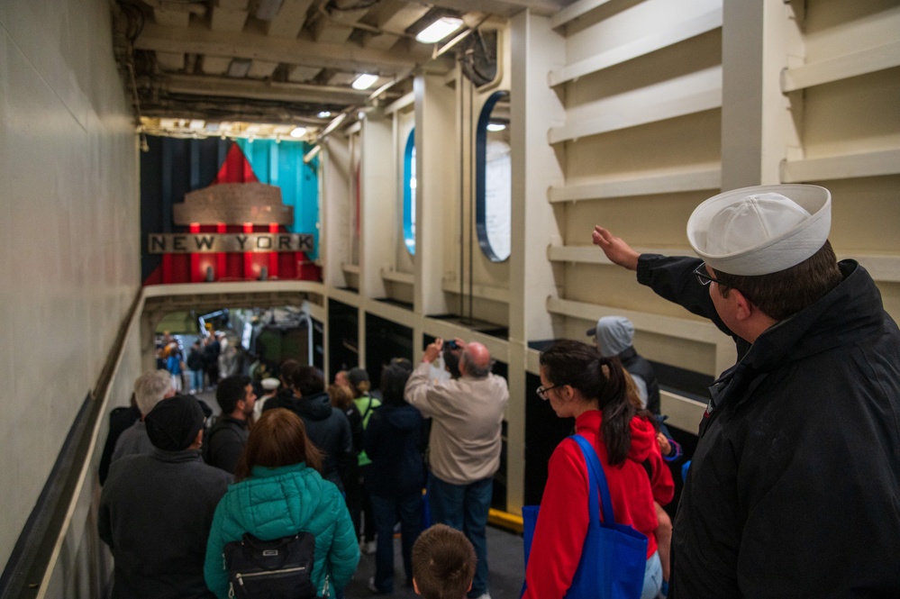 USS New York hosts Fleet Week New York public ship tours