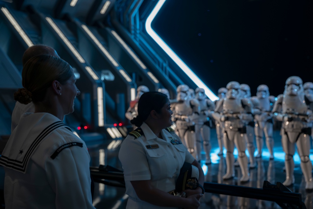 U.S. Sailors and Marines visit Disneyland for LA Fleet Week