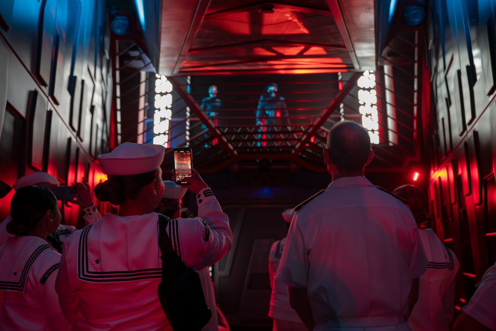 U.S. Sailors and Marines visit Disneyland for LA Fleet Week