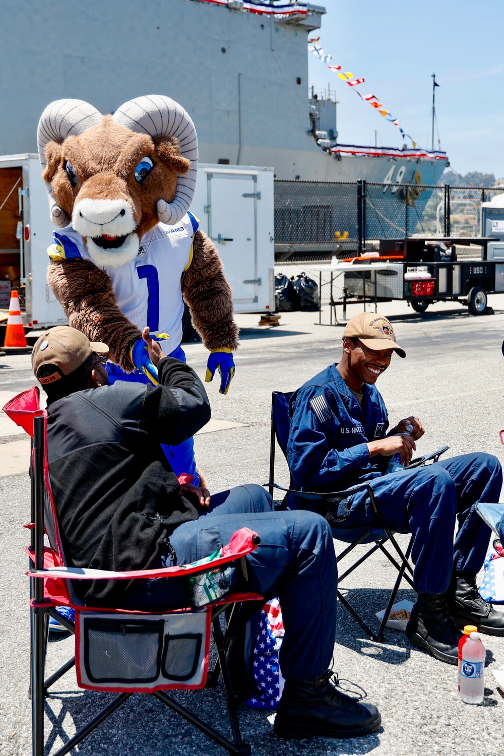 Los Angeles Fleet Week 2025: USO Hospitality Tent