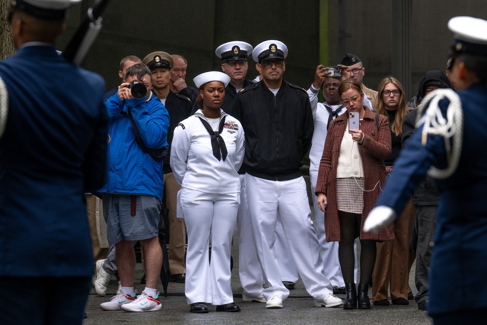 FWNY25: U.S. service members reenlist at the 9/11 Memorial