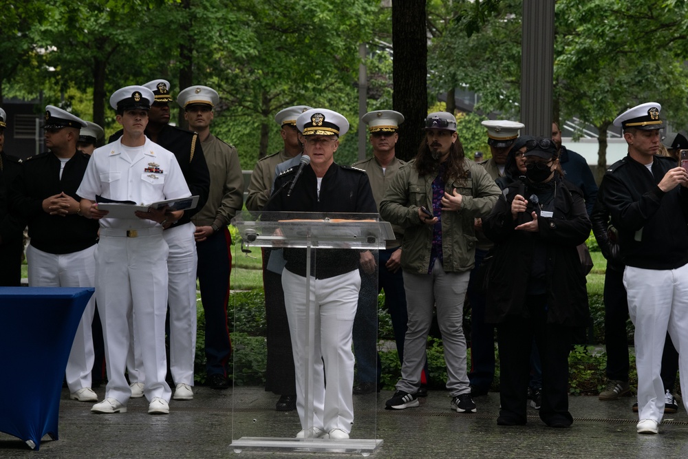 FWNY25; Fleet Week at the 9/11 Monument