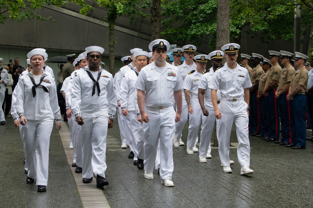 FWNY25; Fleet Week at the 9/11 Monument