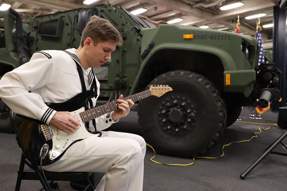 Navy Band Northeast supporting the FWNY 2025 welcome reception