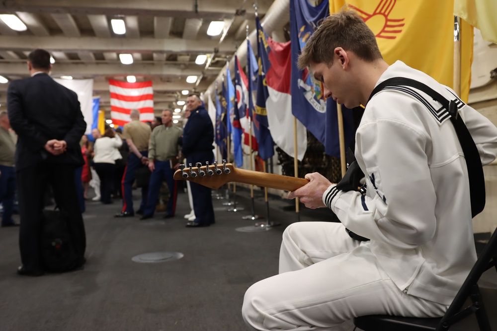 Navy Band Northeast supporting the FWNY 2025 welcome reception
