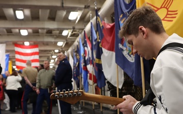 Navy Band Northeast supporting the FWNY 2025 welcome reception