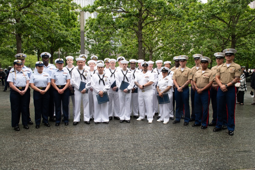 FWNY25; Fleet Week at the 9/11 Monument