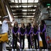 Lakers Girls tour U.S. Navy ship
