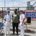 Craig Robinson tours U.S. Navy ship