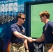 EA2 Baker Reenlists Underwater During Fleet Week 2025