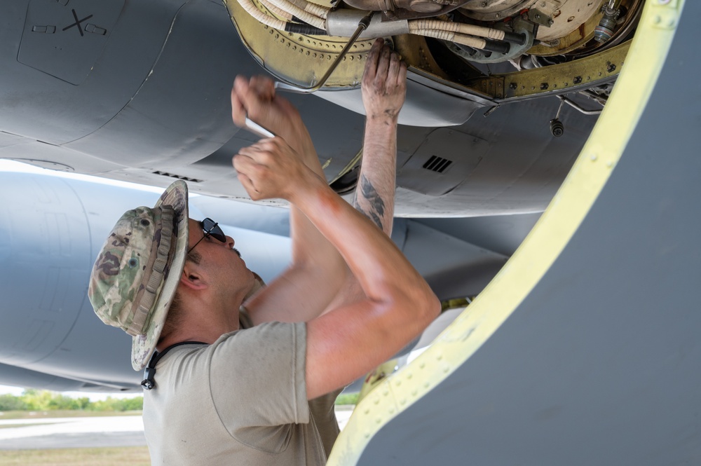 Barksdale B-52s arrive to Andersen Air Force Base for Bomber Task Force Mission