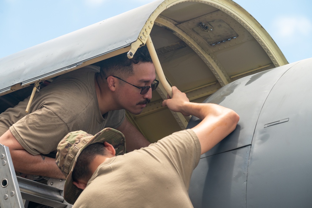 Barksdale B-52s arrive to Andersen Air Force Base for Bomber Task Force Mission
