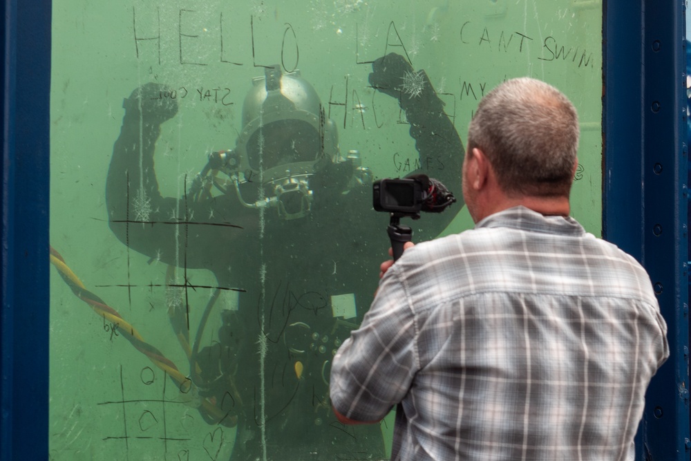 Seabees from UCT-2 Interact with LA Fleet Week 2025 Attendees
