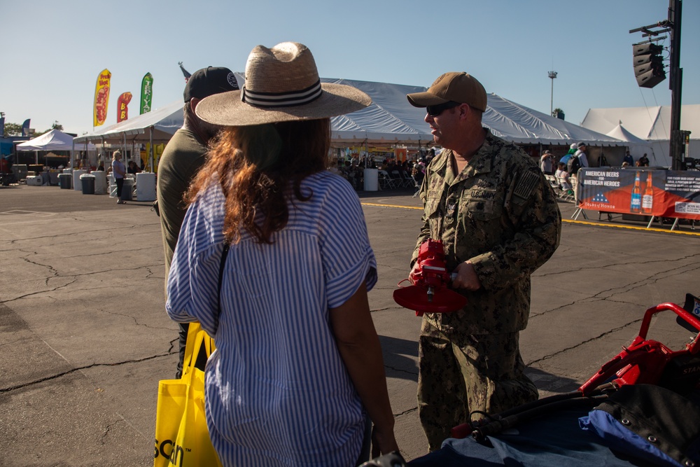 Seabees from UCT-2 Interact with LA Fleet Week 2025 Attendees