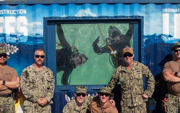 Seabees from UCT-2 Interact with LA Fleet Week 2025 Attendees