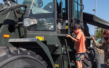 NMCB 4 Seabees at Los Angeles Fleet Week 2025