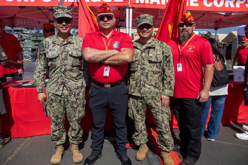 NMCB 4 Seabees at Los Angeles Fleet Week 2025