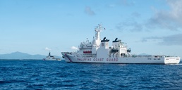 U.S. Coast Guard Cutter Stratton arrives in Puerto Princesa, Philippines for their Indo-Pacific patrol