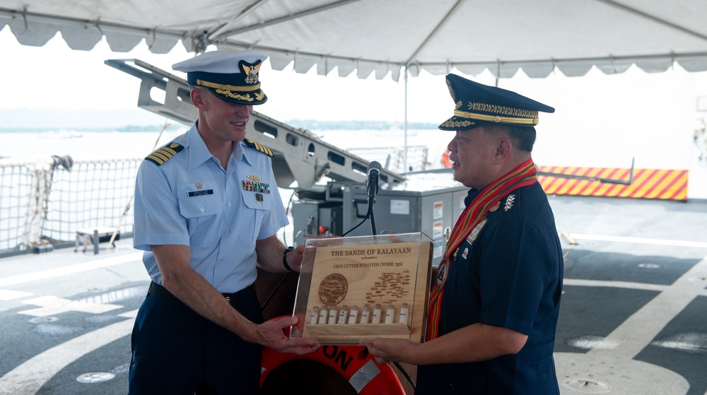 U.S. Coast Guard Cutter Stratton arrives in Puerto Princesa, Philippines for their Indo-Pacific patrol