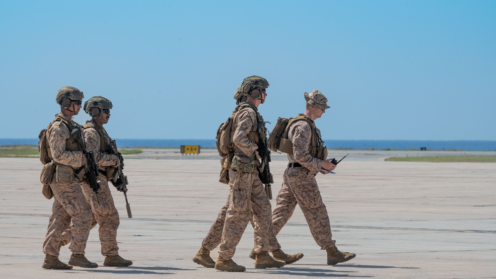 U.S. service members support interagency partners during illegal alien removal