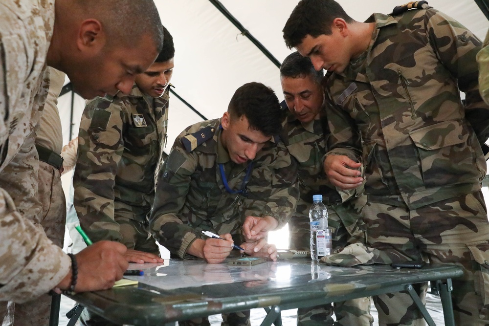 US Marines, Moroccan forces train call for fire during African Lion 2025