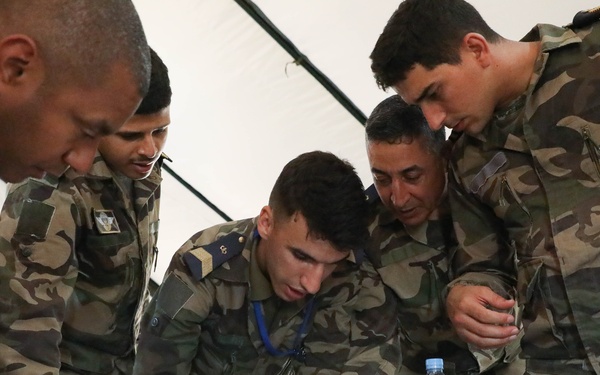 US Marines, Moroccan forces train call for fire during African Lion 2025