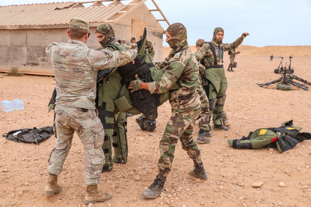 US, Morocco test bomb suits, drones at African Lion 2025