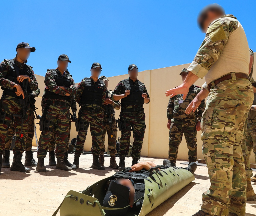 US, Hungary, Morocco conduct tactical combat casualty care during African Lion 2025