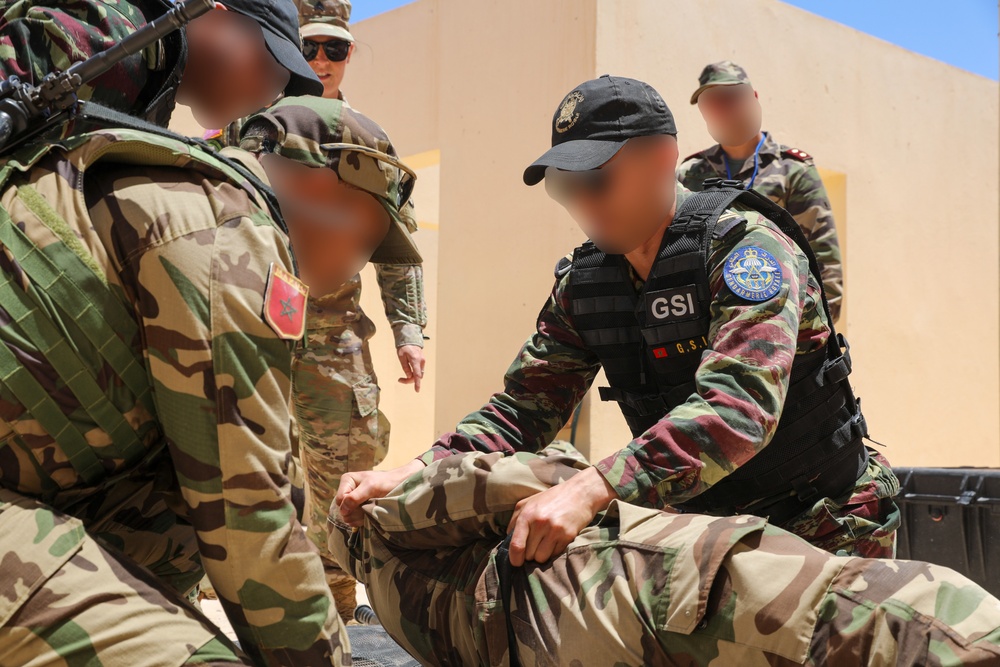 US, Hungary, Morocco conduct tactical combat casualty care during African Lion 2025