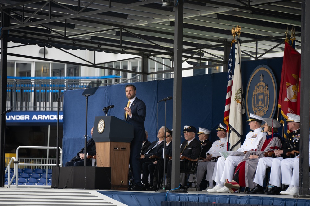 VP Delivers Remarks at the U.S. Naval Academy Class of 2025 Graduation