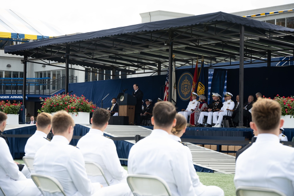 SECNAV Delivers Remarks at U.S. Naval Academy Class of 2025 Commissioning Ceremony